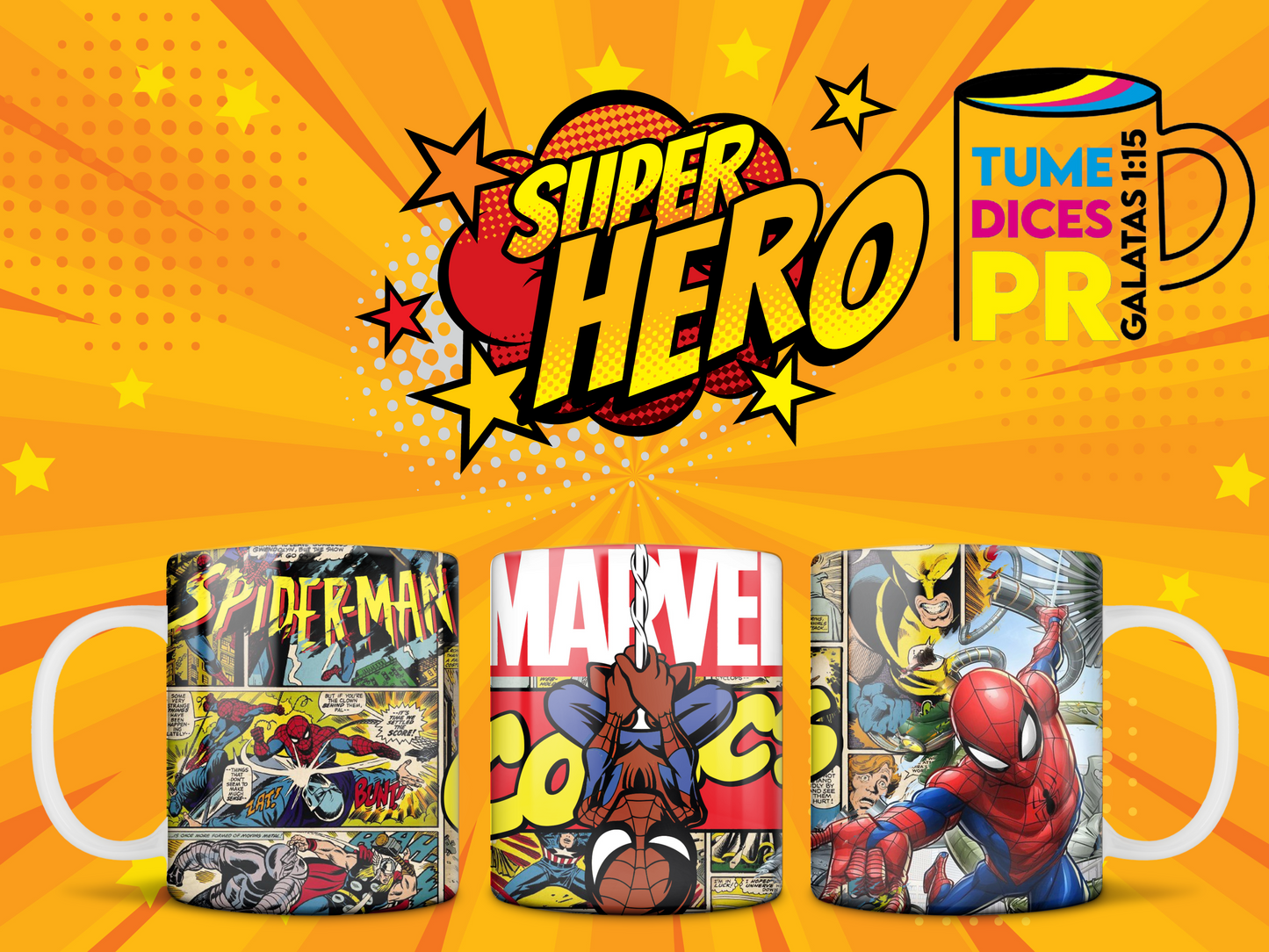 Taza Super Heroes 2