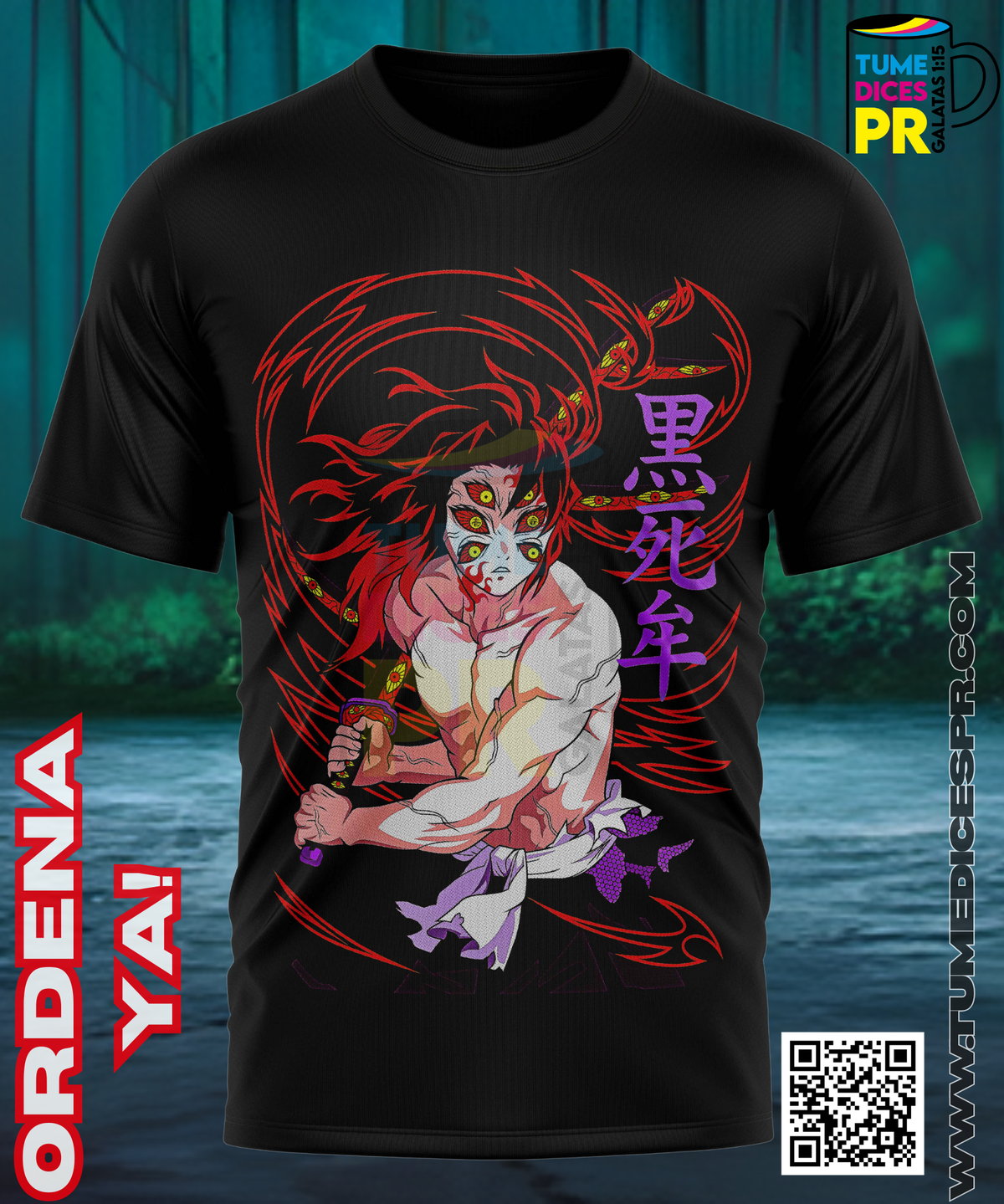 Camiseta DEMON SLAYER 2 | Algodón y poliéster | Tallas S–XL