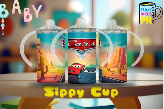Sippy Cup Cars 2 12 oz | Acero inoxidable | Con sorbeto