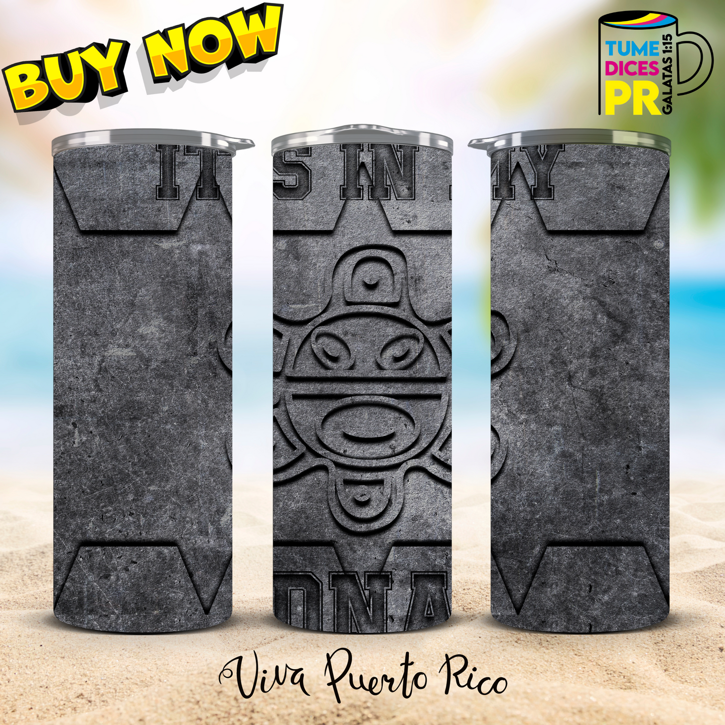 PUERTO RICO 2 Skinny Tumbler