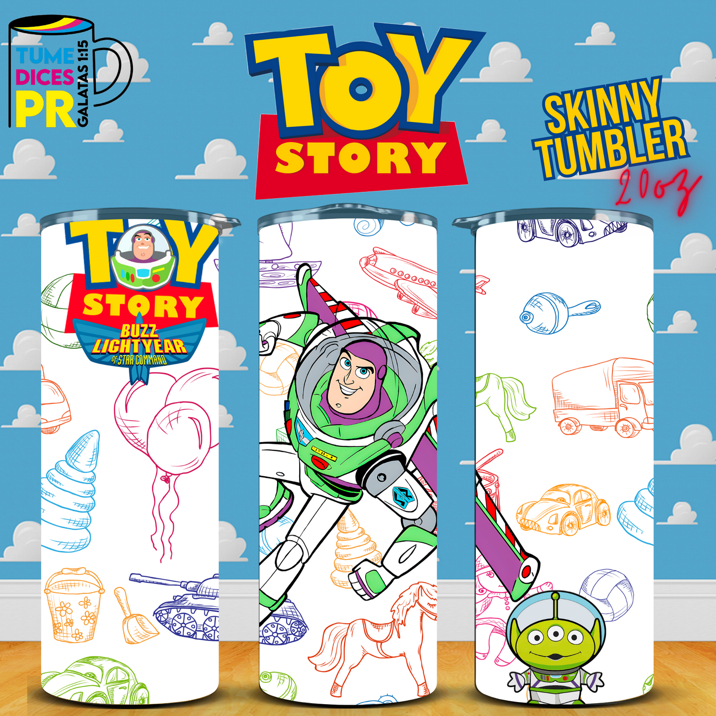 TOY STORY 2 Skinny Tumbler
