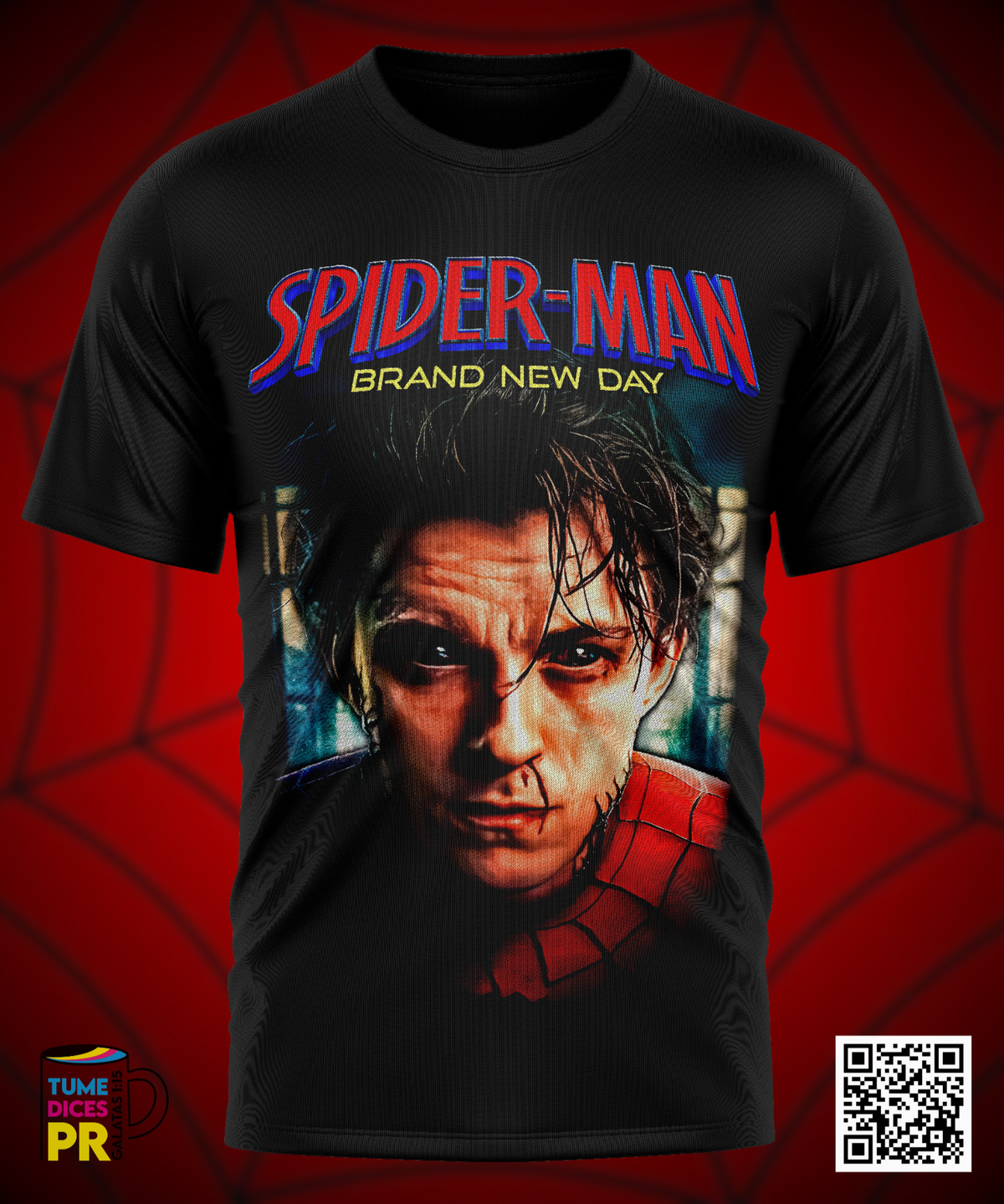 Camiseta SPIDERMAN 2 | Algodón y poliéster | Tallas S–XL