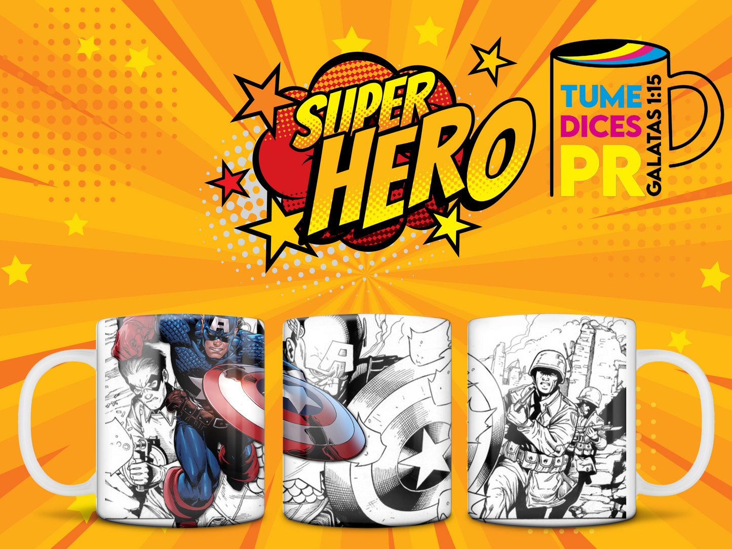 Taza Super Heroes 2