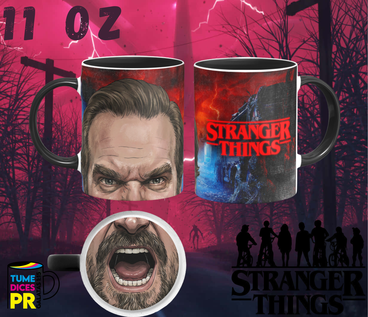 Taza STRANGER THINGS CON BOCA