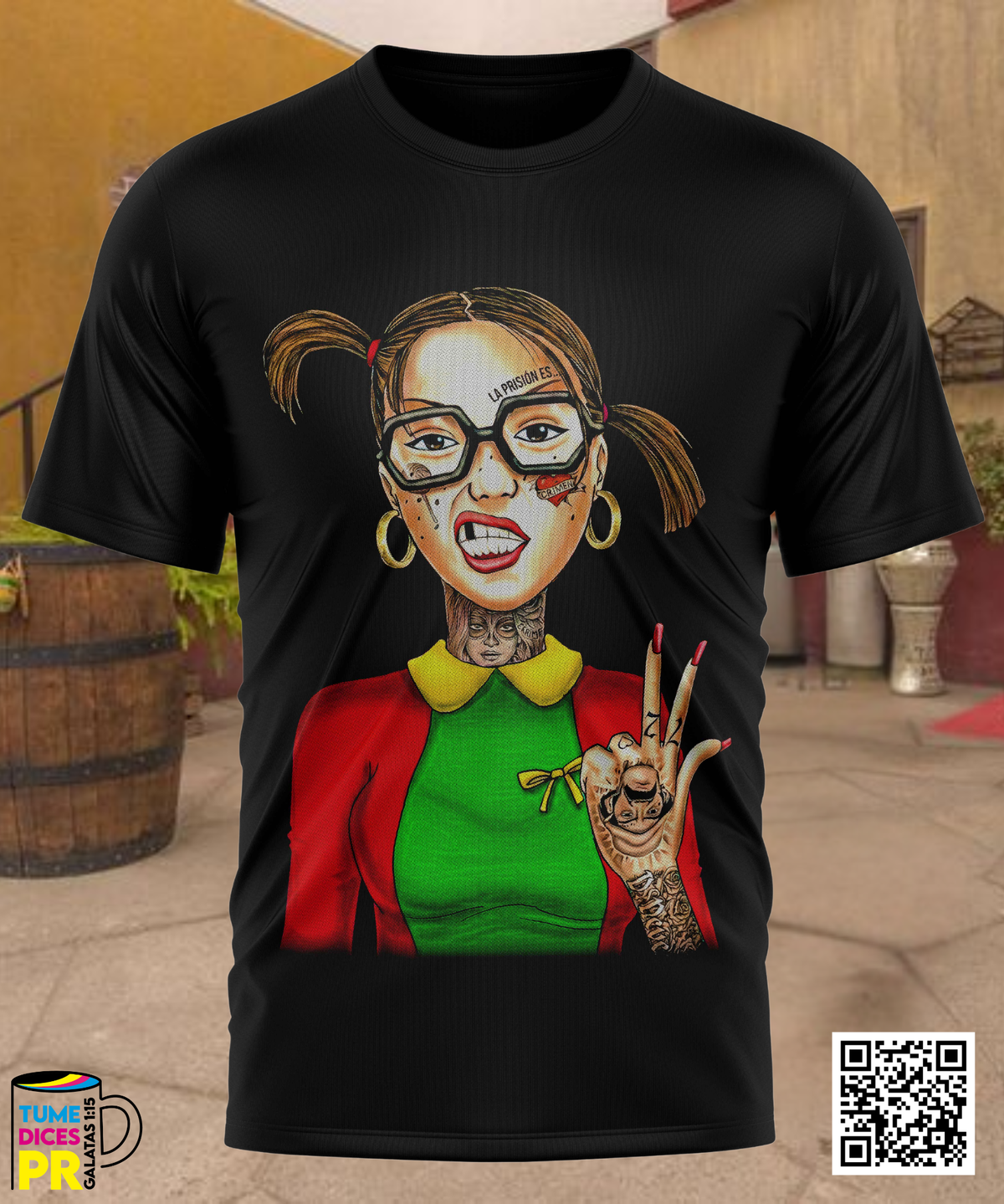 Camiseta CHESPIRITO | Algodón y poliéster | Tallas S–XL