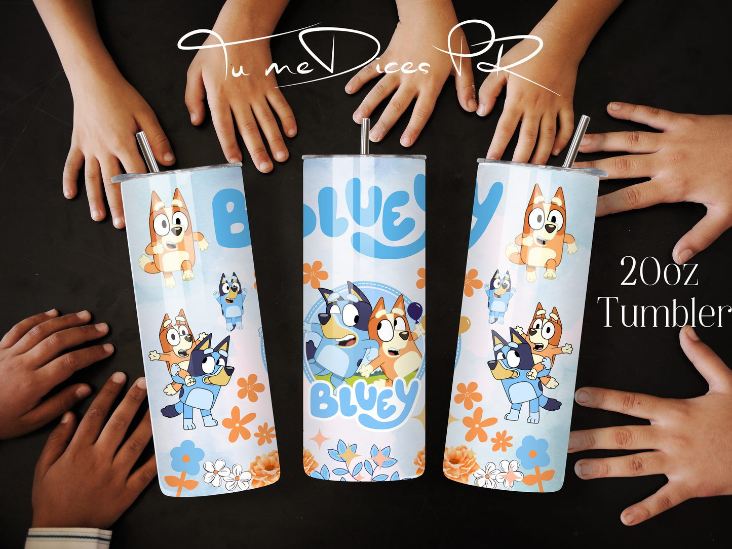 BLUEY Skinny Tumbler