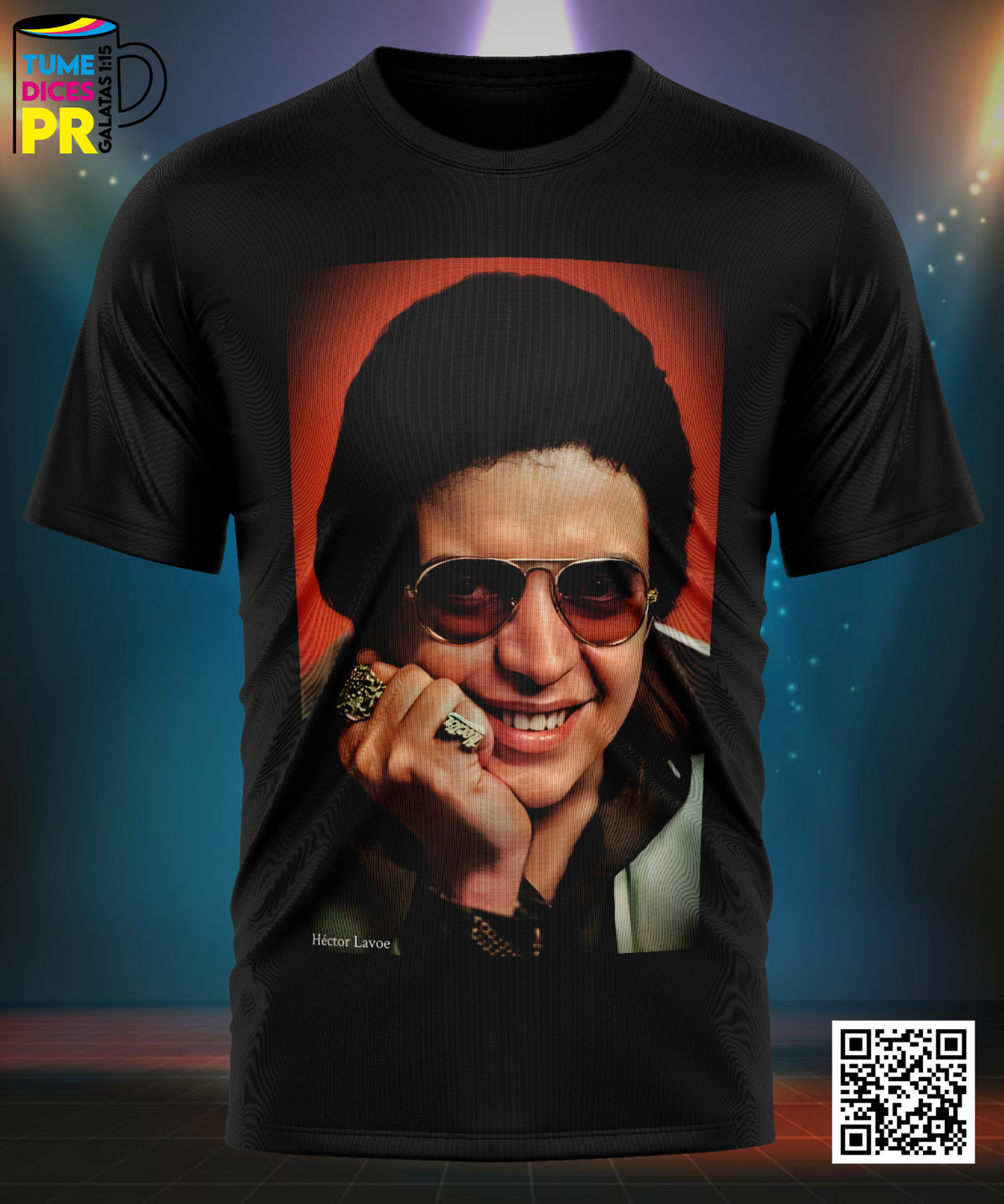 Camiseta HECTOR LAVOE | Algodón y poliéster | Tallas S–XL
