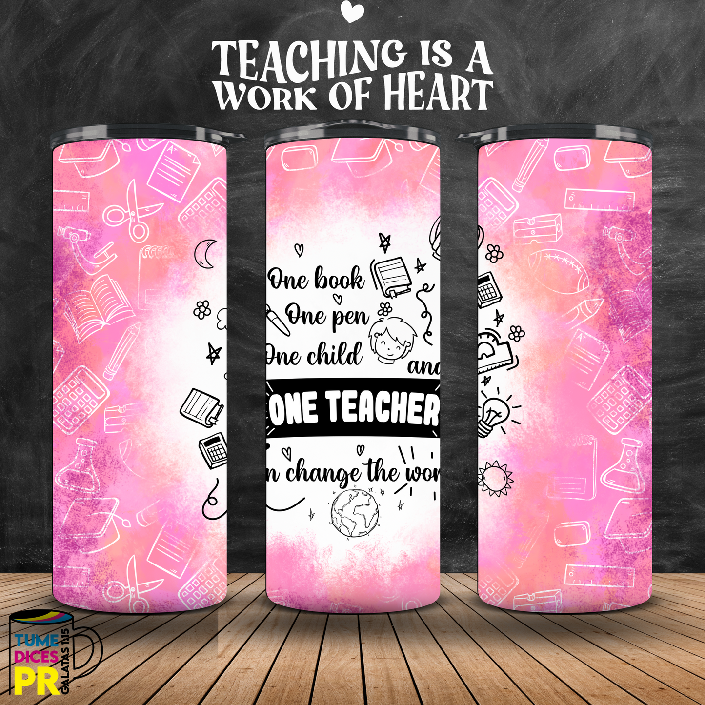 MAESTR@S Skinny Tumbler
