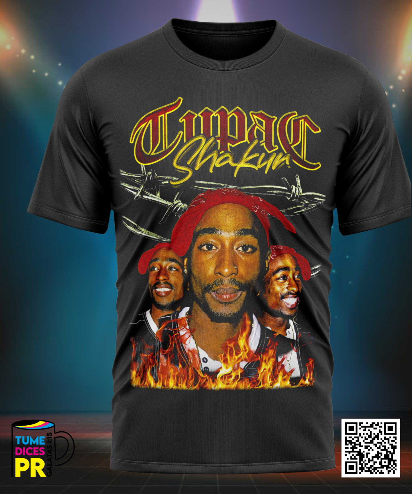 TUPAC Camiseta