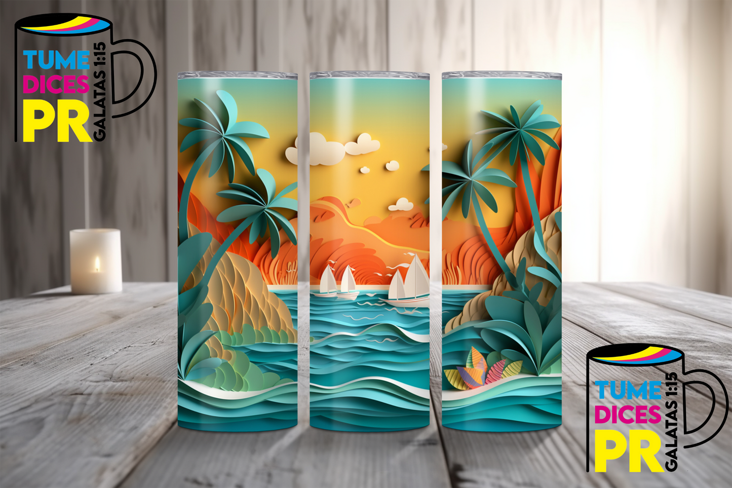 PAISAJES Skinny Tumbler