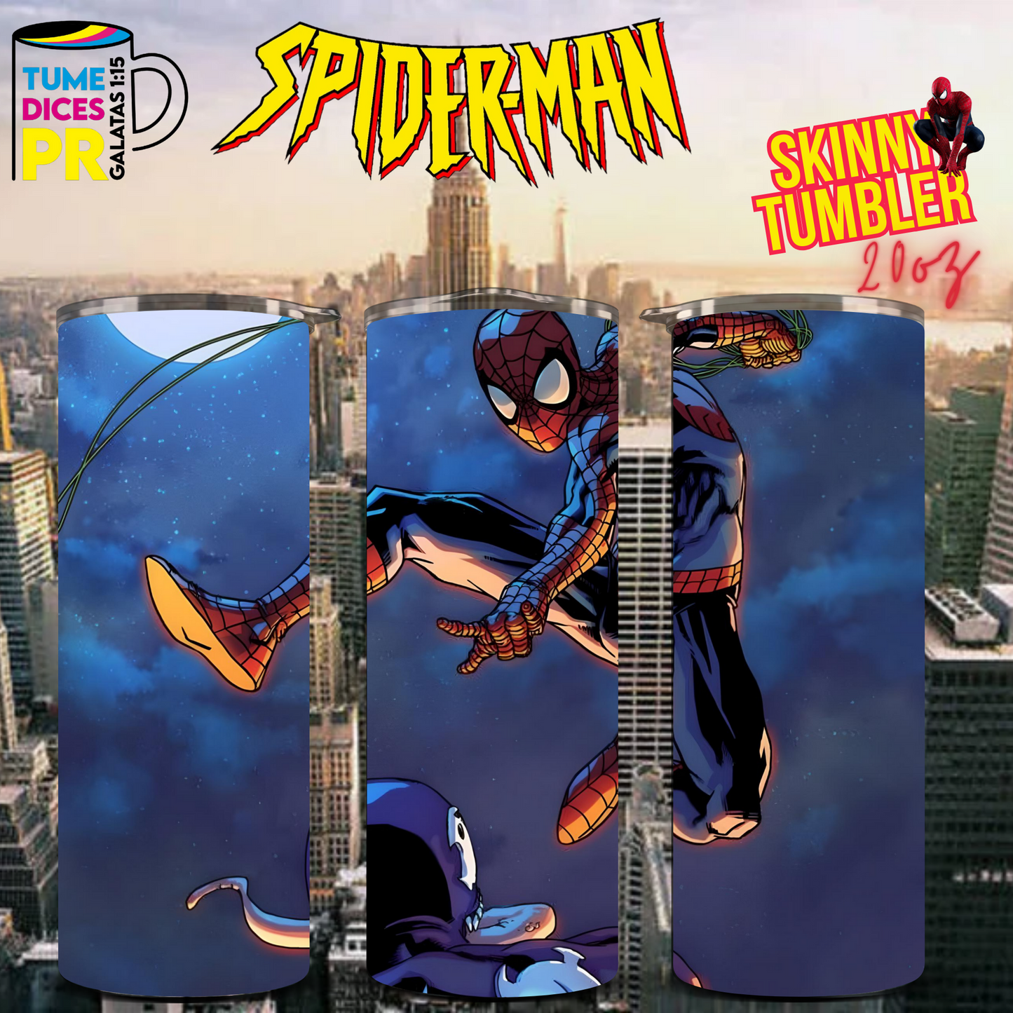 SPIDERMAN 2 Skinny Tumbler