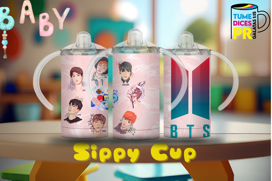 Sippy Cup BTS 12 oz | Acero inoxidable | Con sorbeto