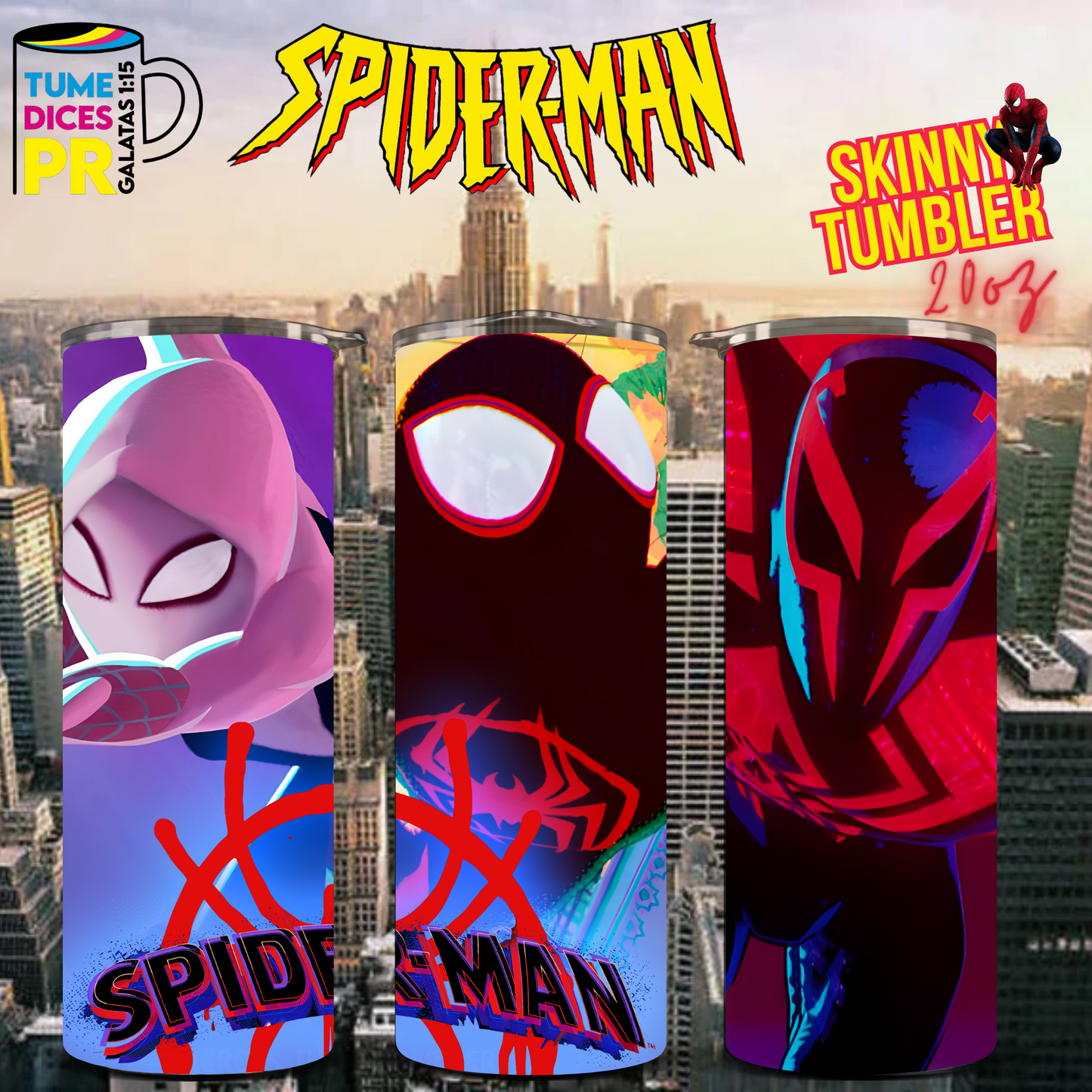 SPIDERMAN 2 Skinny Tumbler