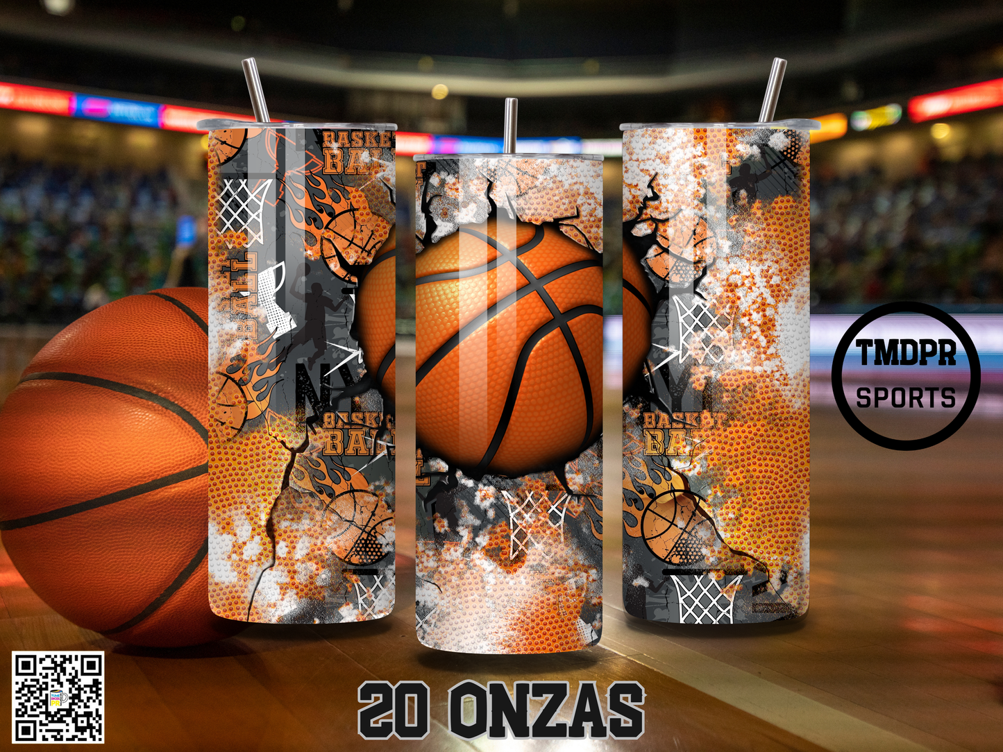 BALONCESTO 2 Skinny Tumbler