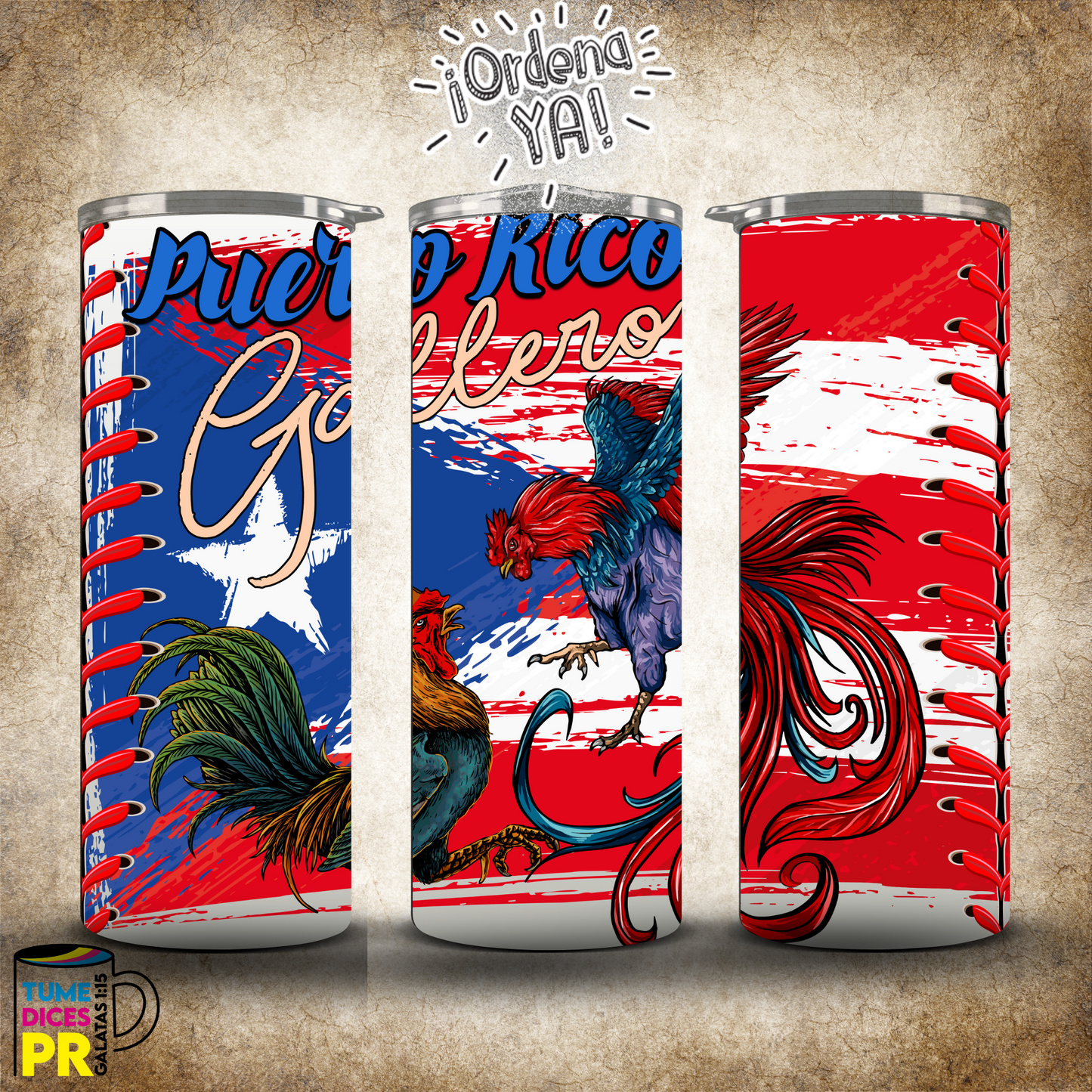 PUERTO RICO 2 Skinny Tumbler