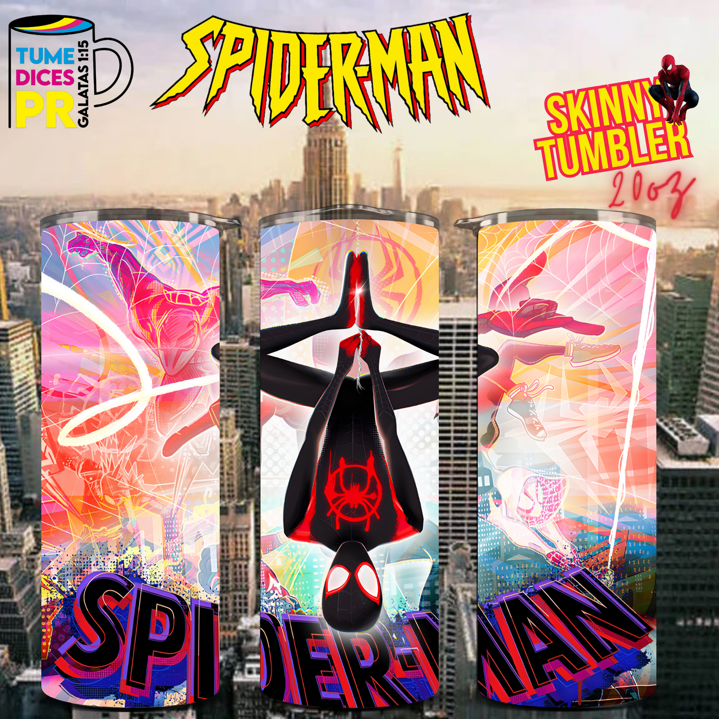 SPIDERMAN 2 Skinny Tumbler