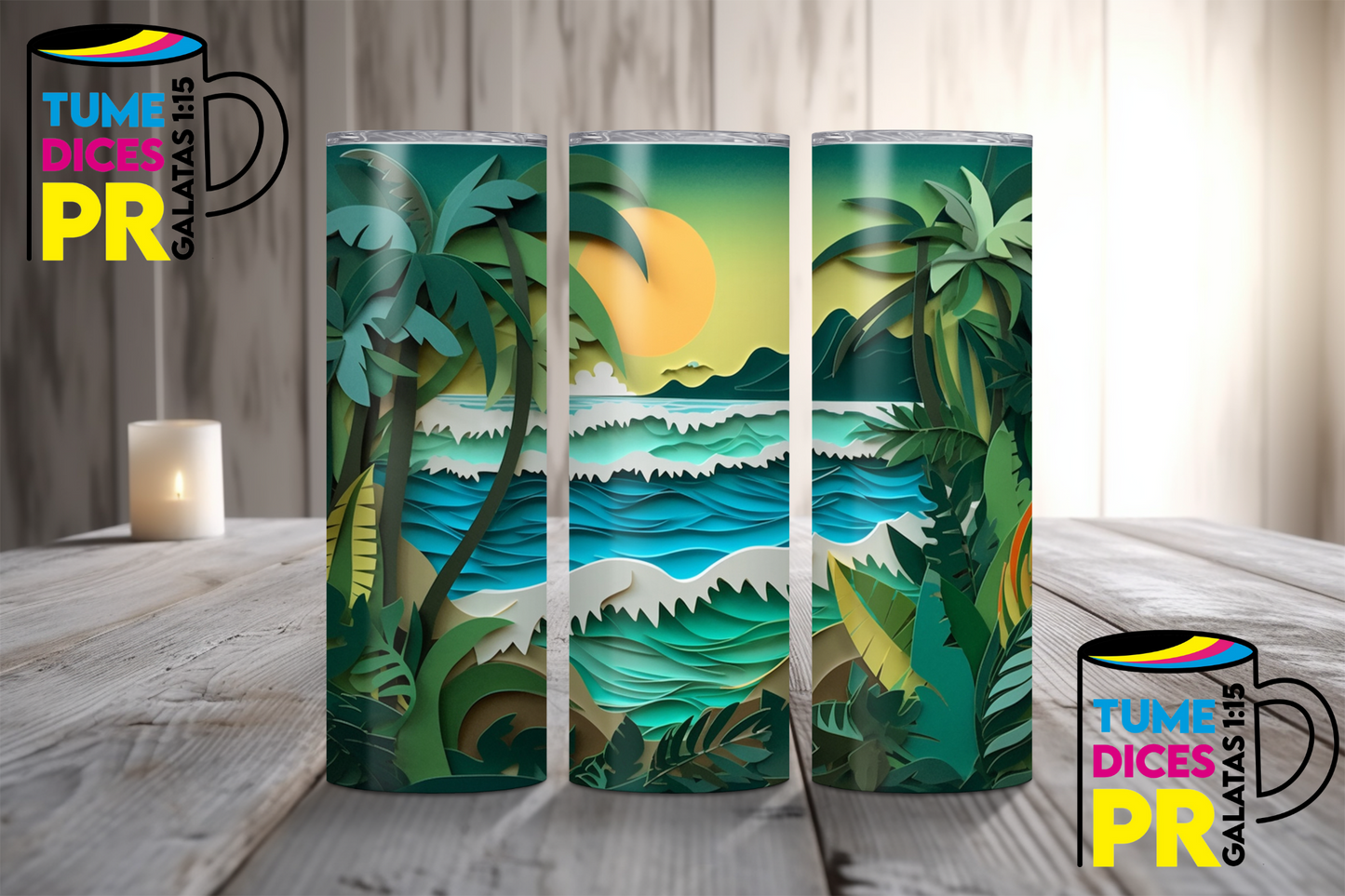 PAISAJES Skinny Tumbler