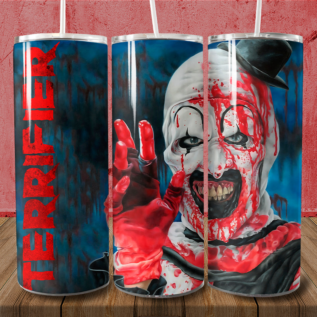 Terrifier Skinny Tumbler