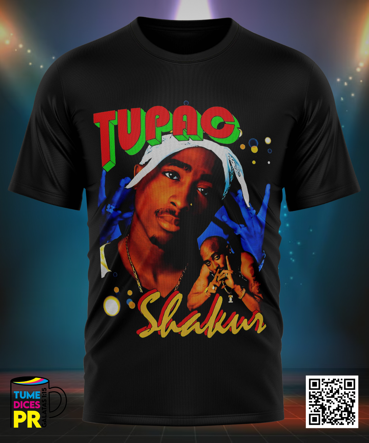 TUPAC Camiseta