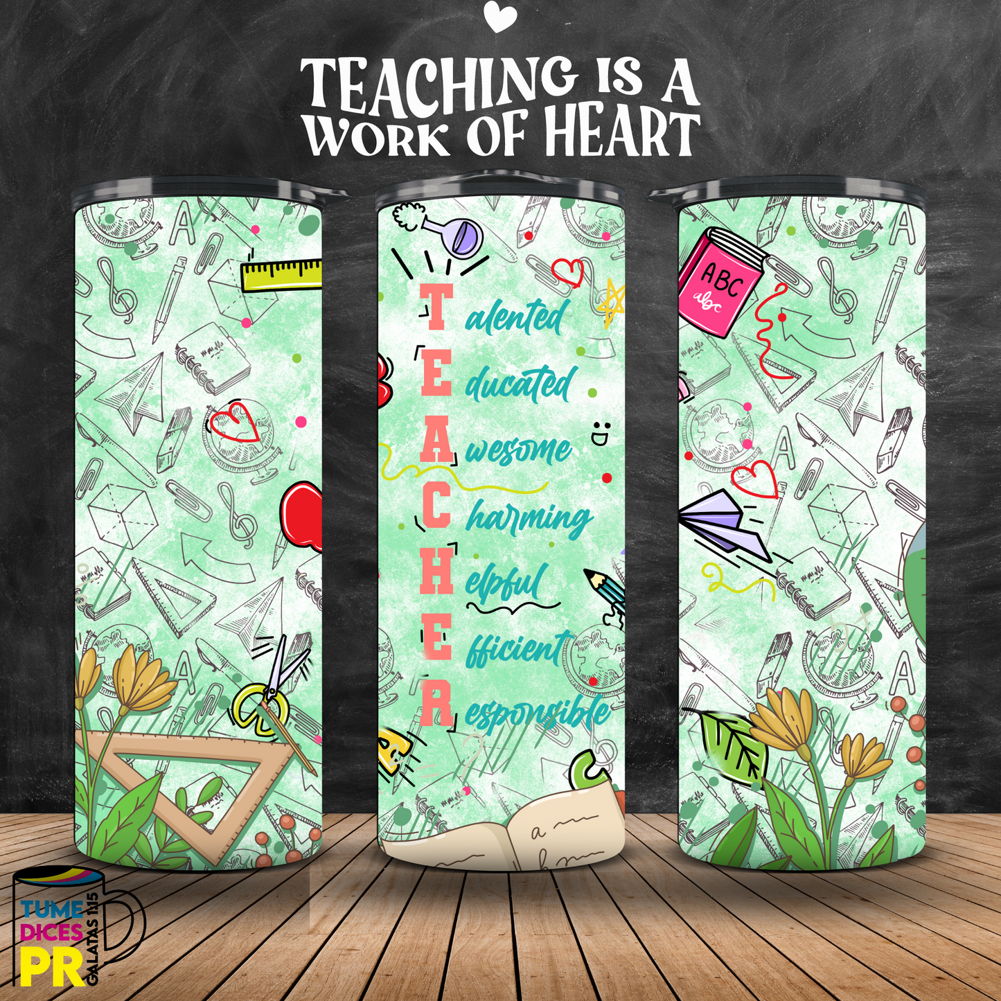 MAESTR@S Skinny Tumbler
