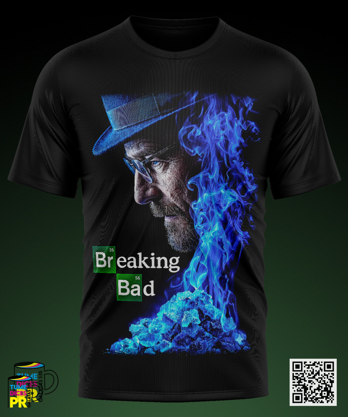 Camiseta BREAKING BAD | Algodón y poliéster | Tallas S–XL