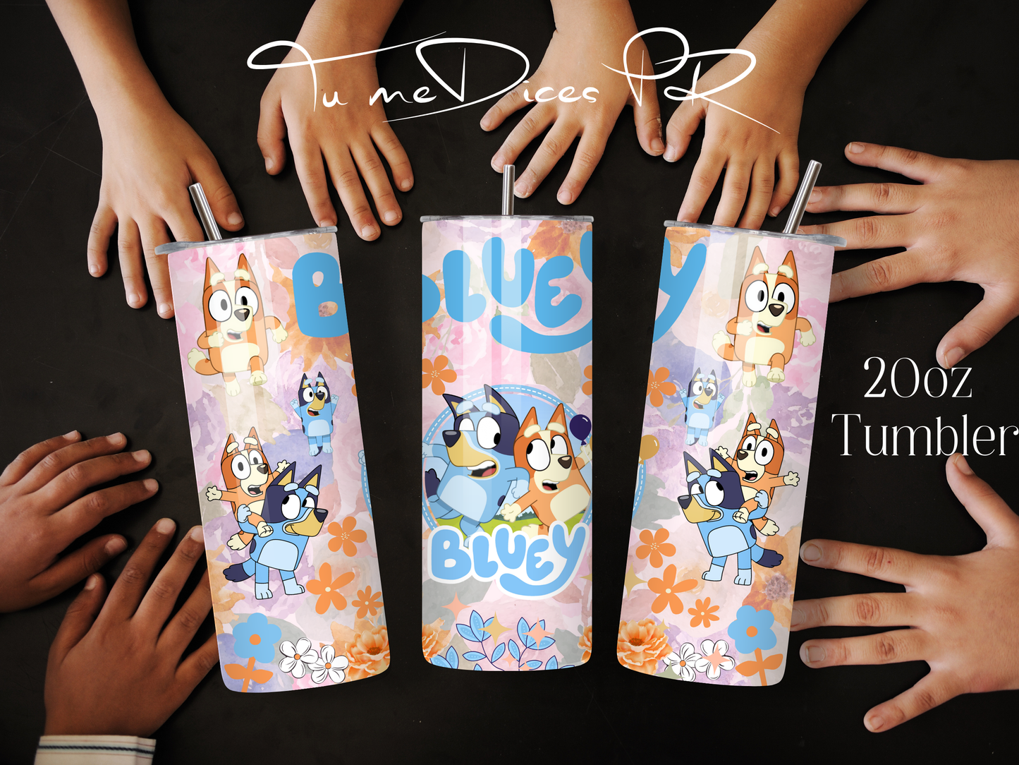 BLUEY Skinny Tumbler