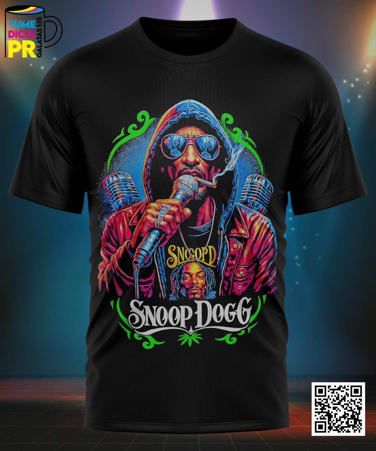 Camiseta SNOOP DOGG | Algodón y poliéster | Tallas S–XL