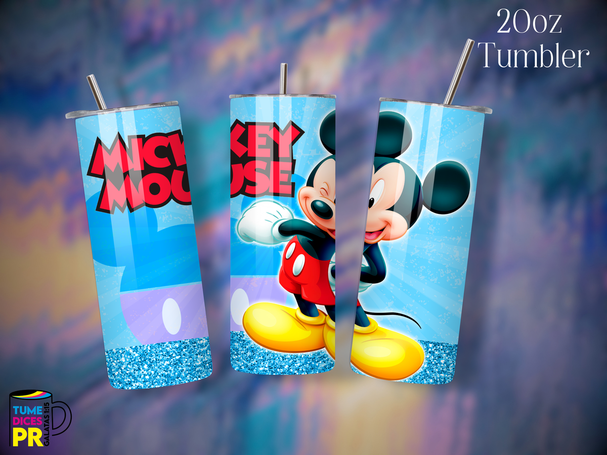 Tumbler Mundo Mágico 1 Skinny 20 oz | Personalizable | Mantiene frío y calor