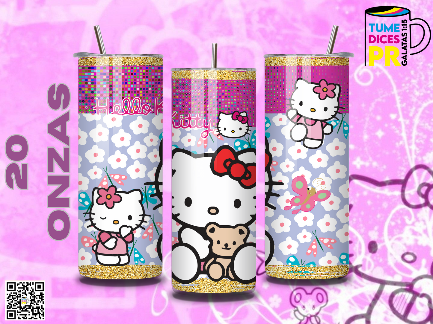 HELLO KITTY Skinny Tumbler