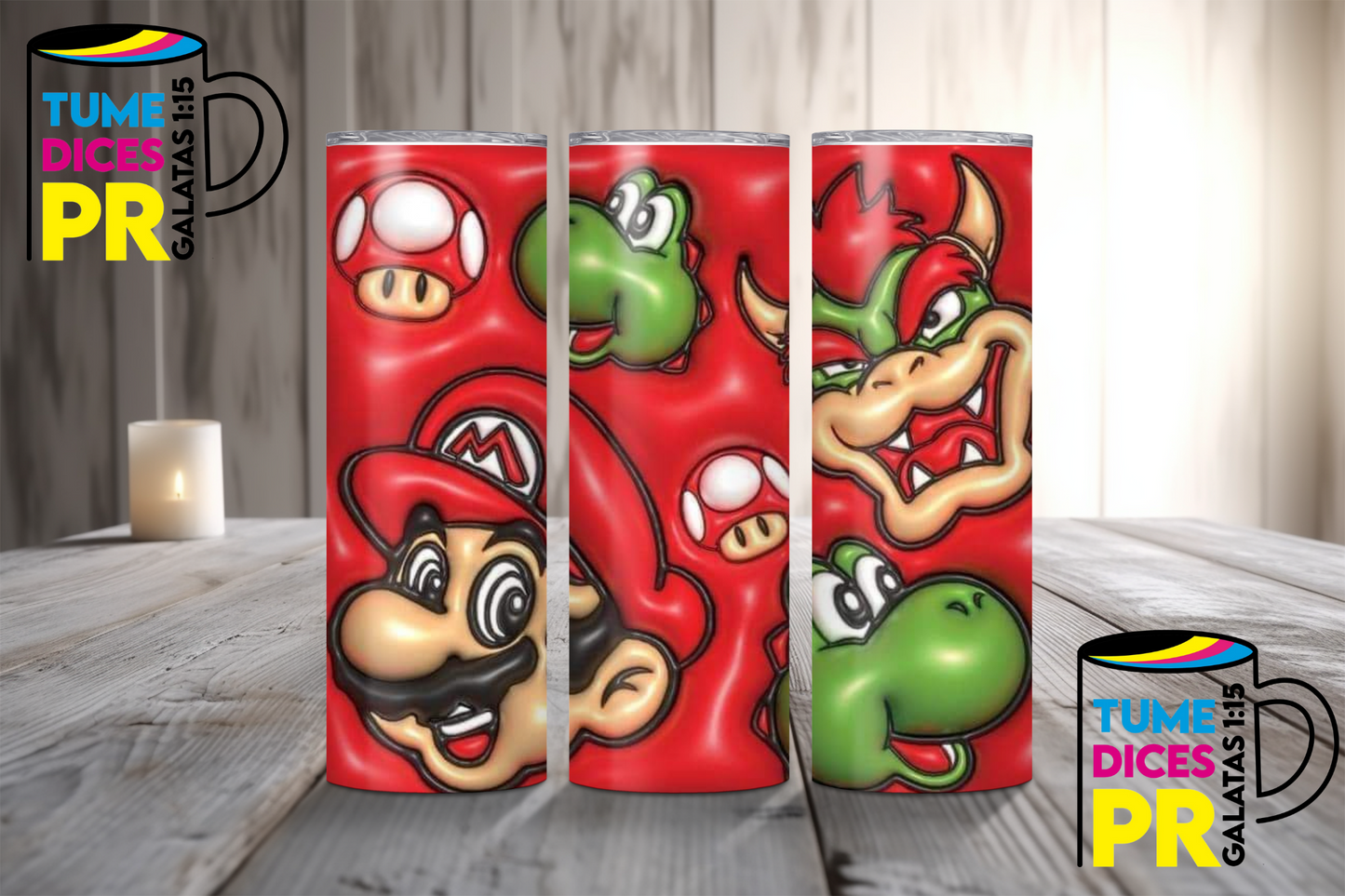 MARIO BROS Skinny Tumbler