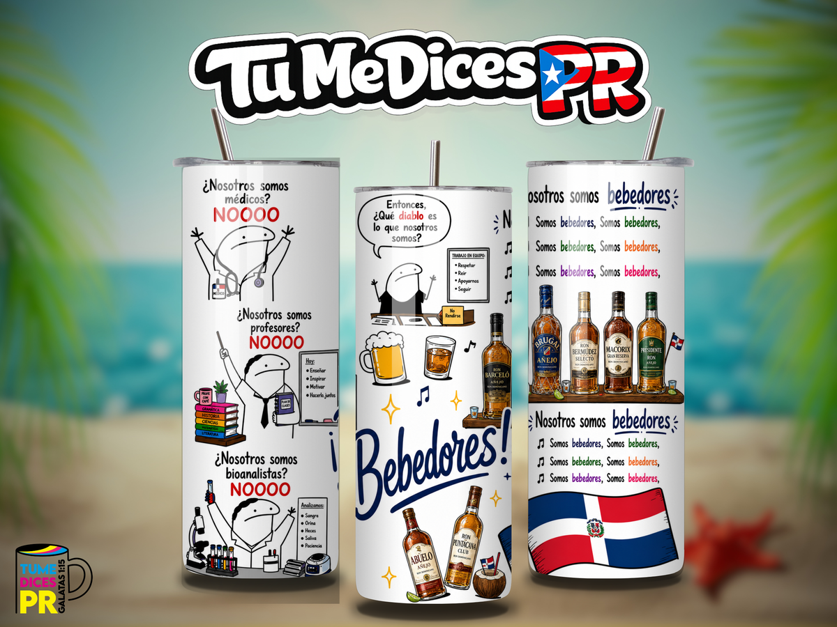 Tumbler Bebedores Skinny 20 oz | Personalizable | Mantiene frío y calor