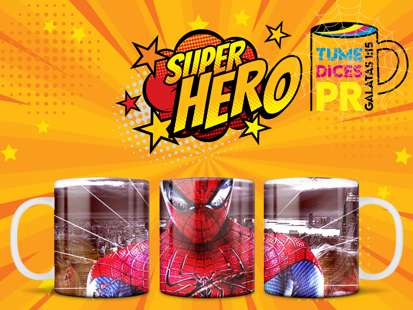 Taza Super Heroes