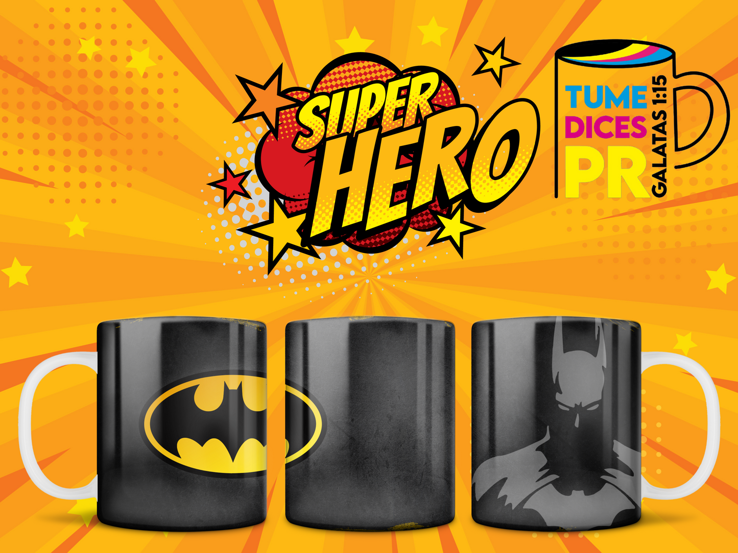 Taza Super Heroes 2