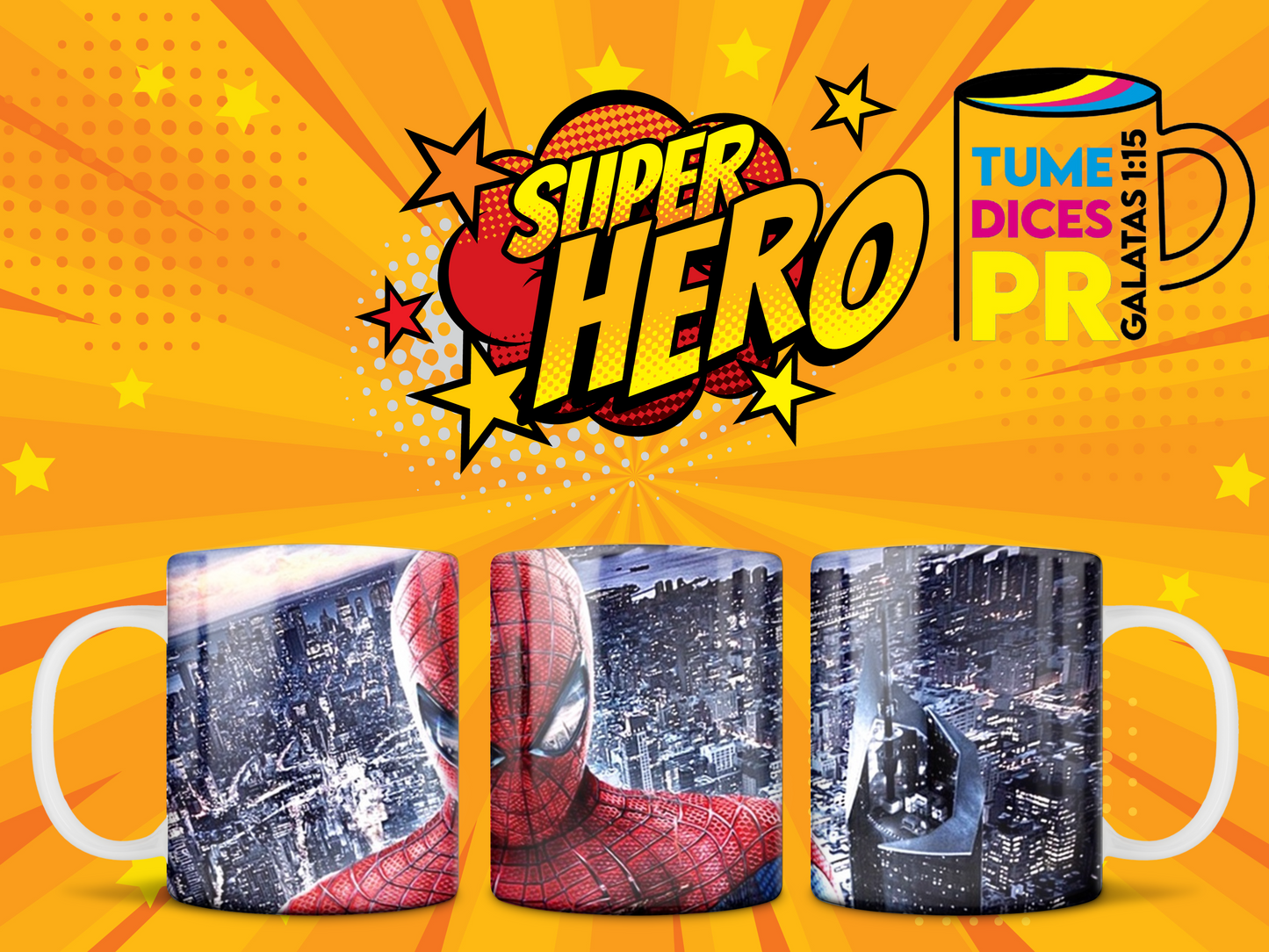 Taza Super Heroes 2
