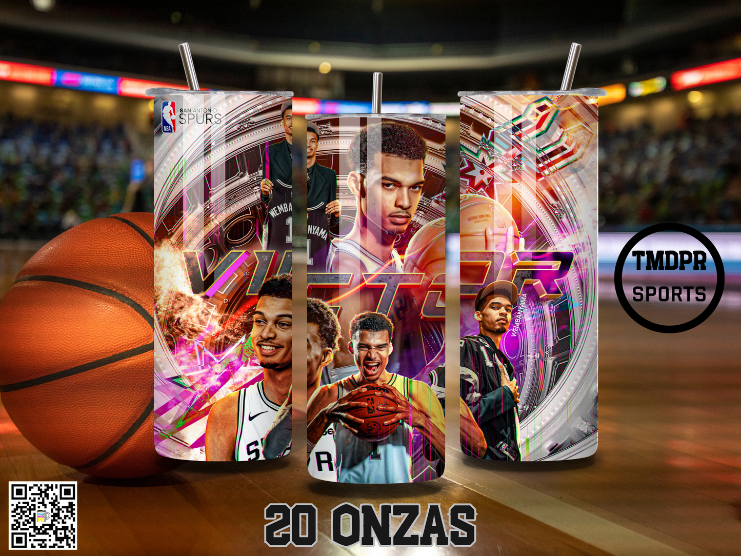 BALONCESTO 3 Skinny Tumbler