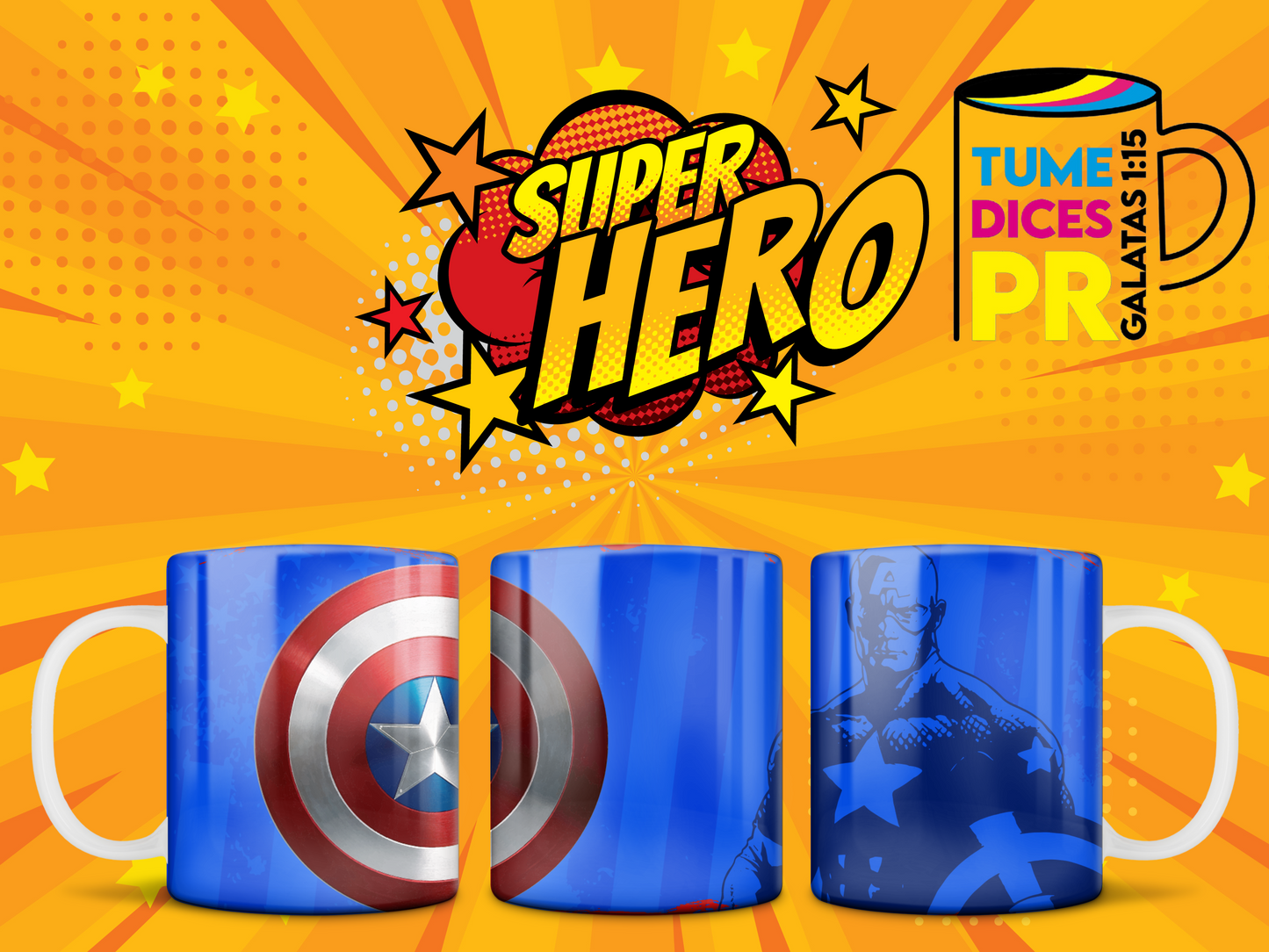 Taza Super Heroes 2