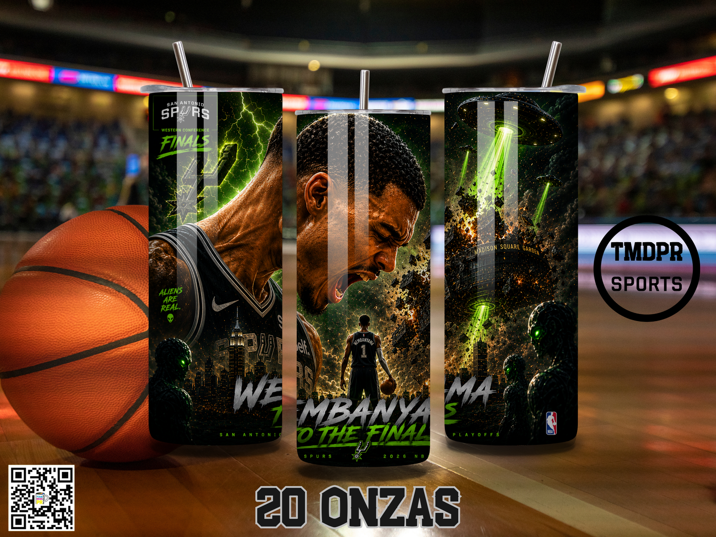 BALONCESTO 3 Skinny Tumbler
