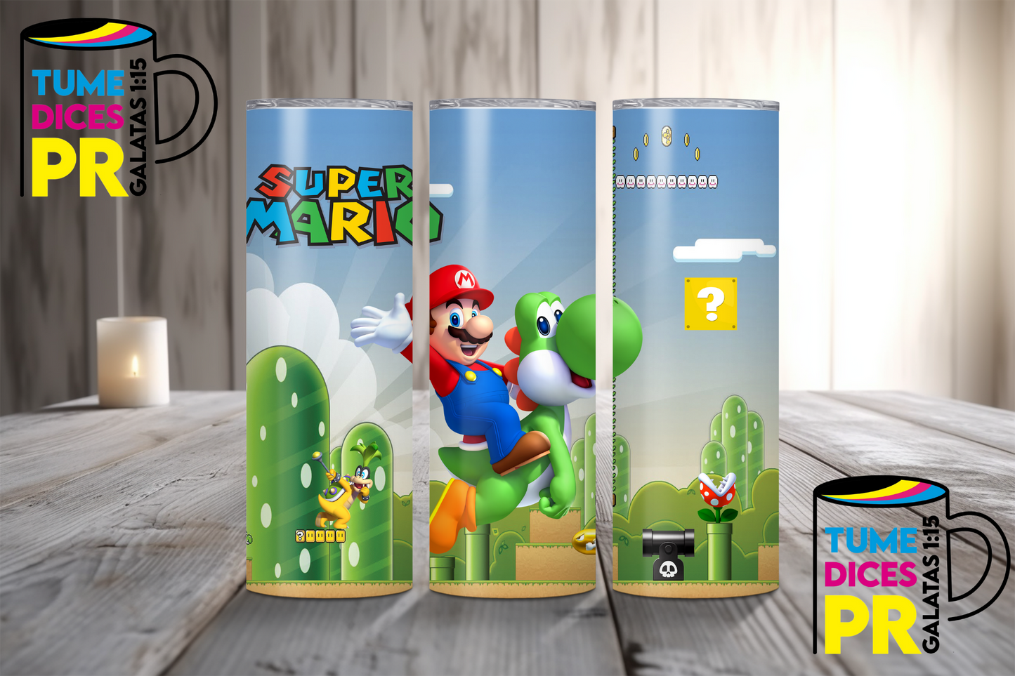 MARIO BROS Skinny Tumbler