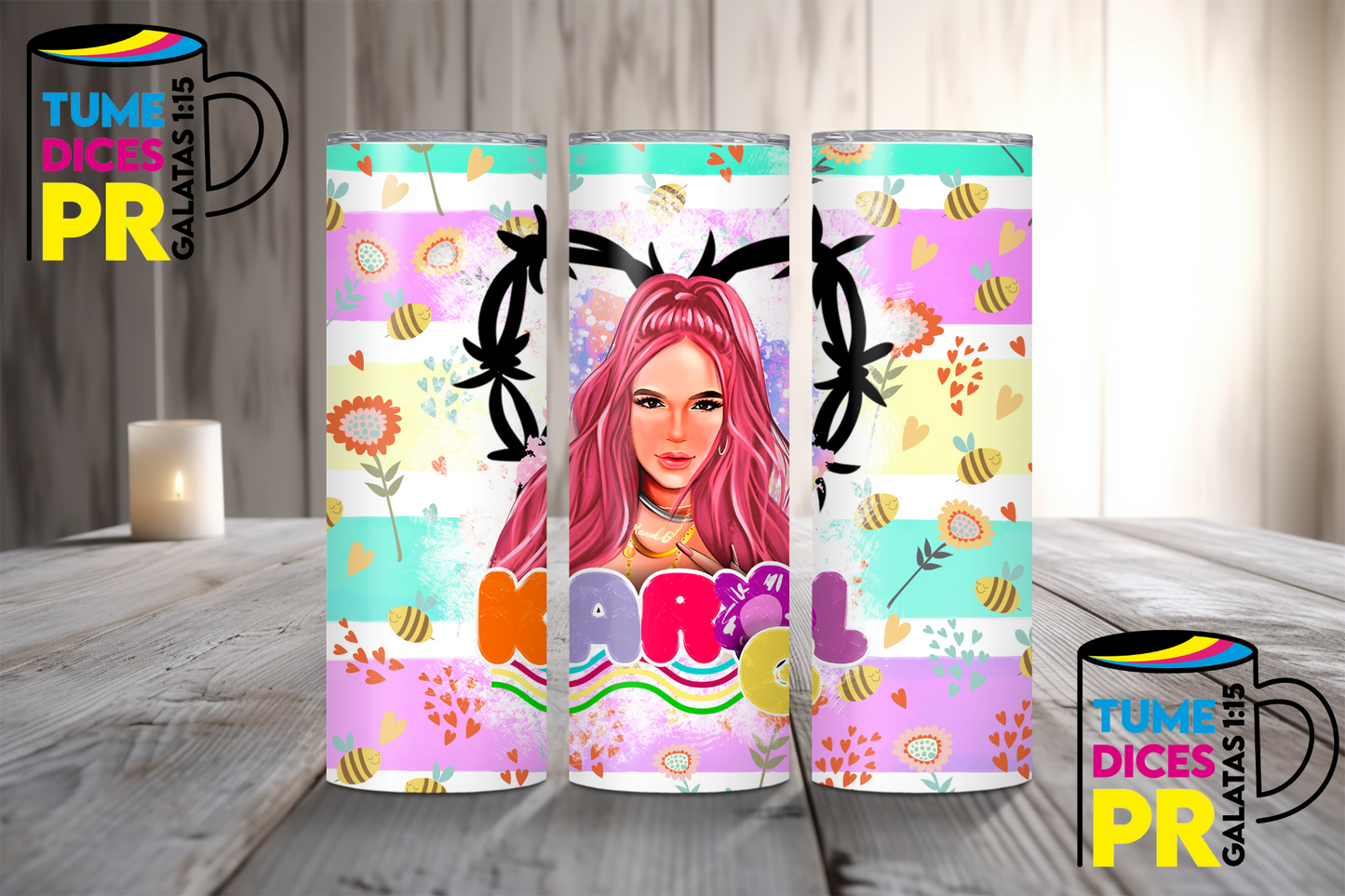 KAROL G Skinny Tumbler