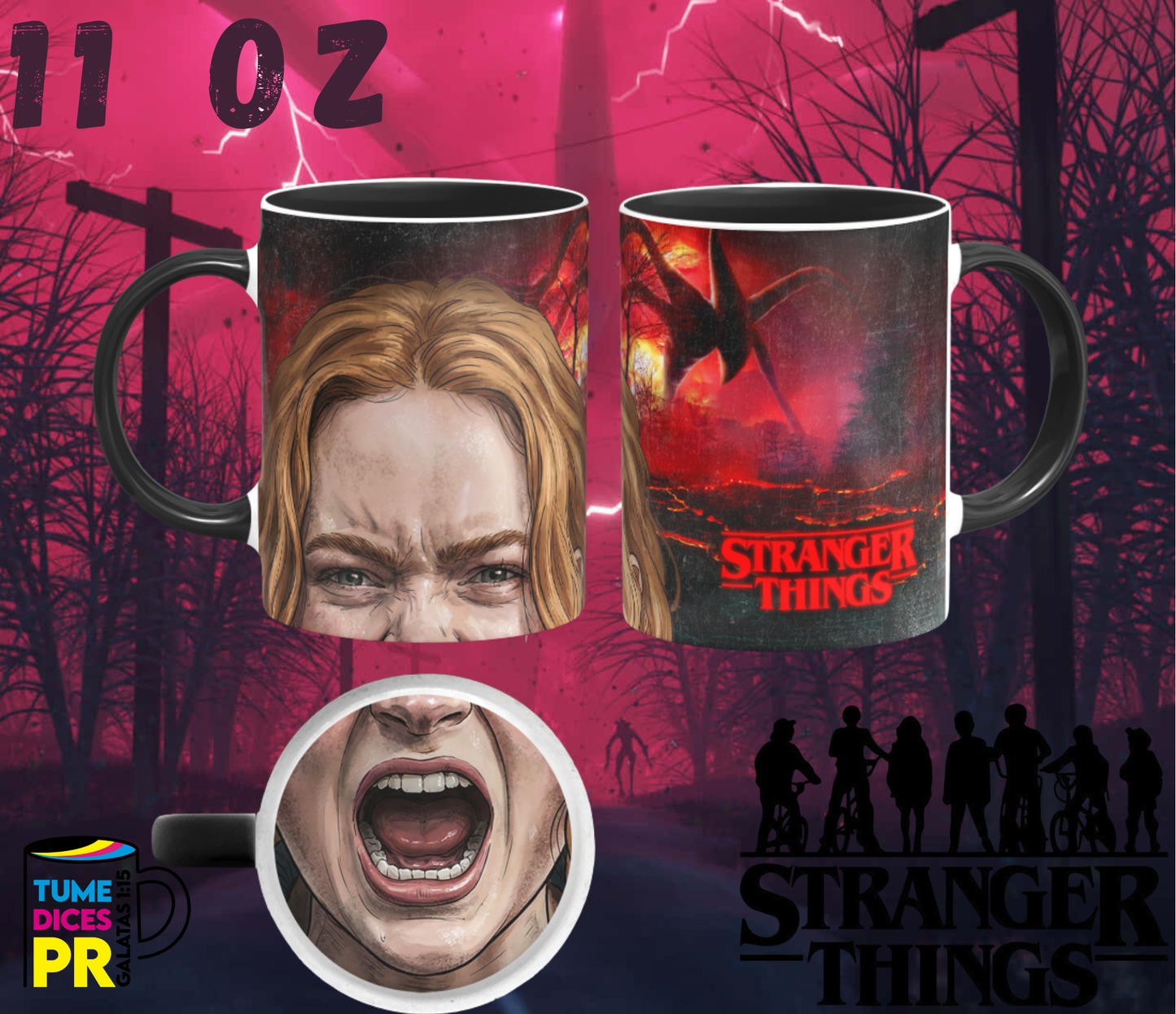 Taza STRANGER THINGS CON BOCA
