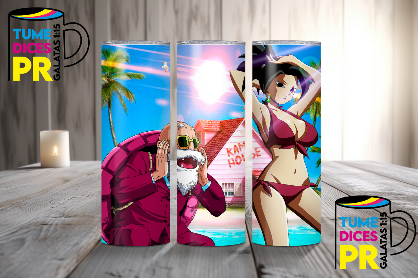 ANIME Skinny Tumbler