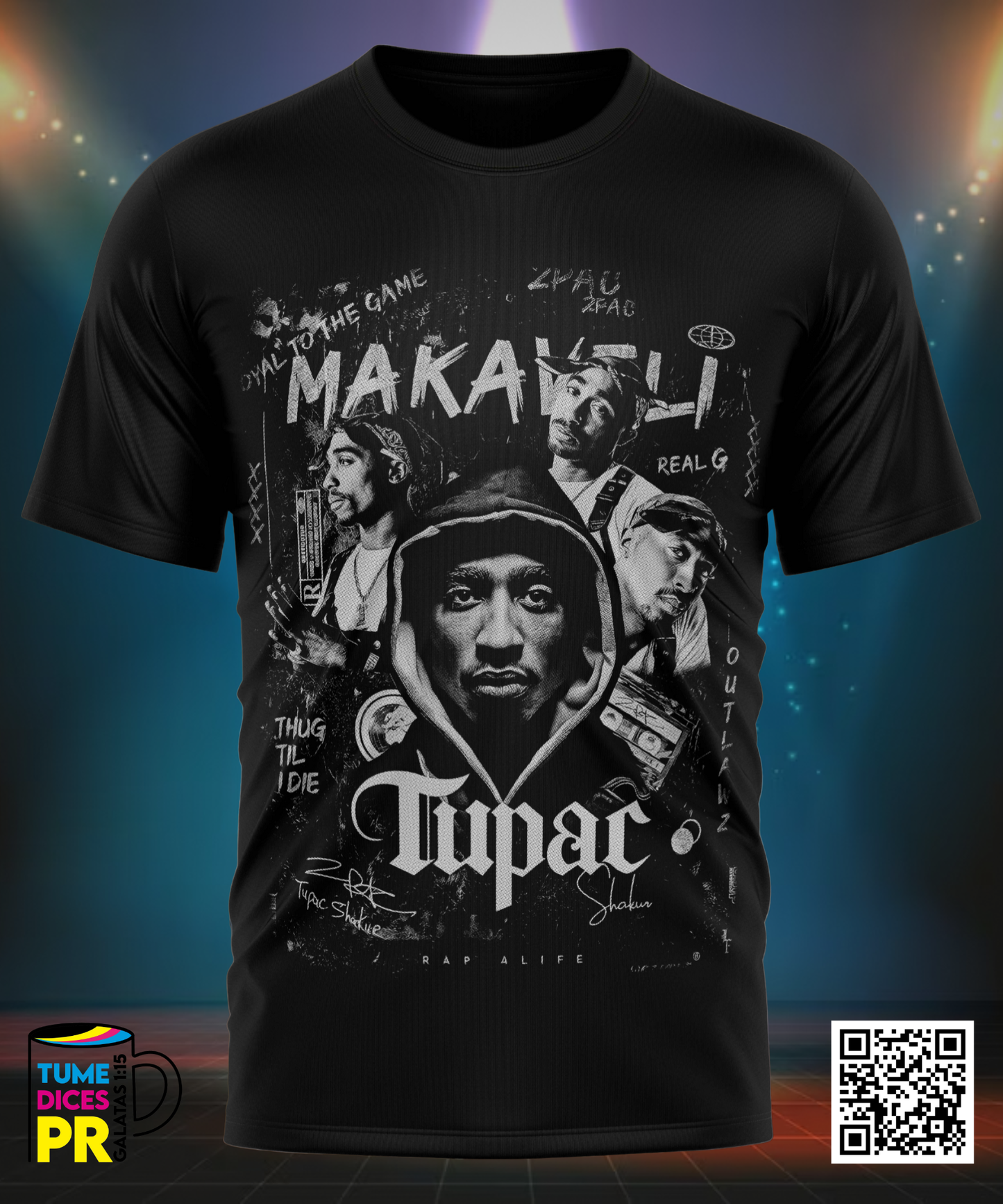 TUPAC Camiseta