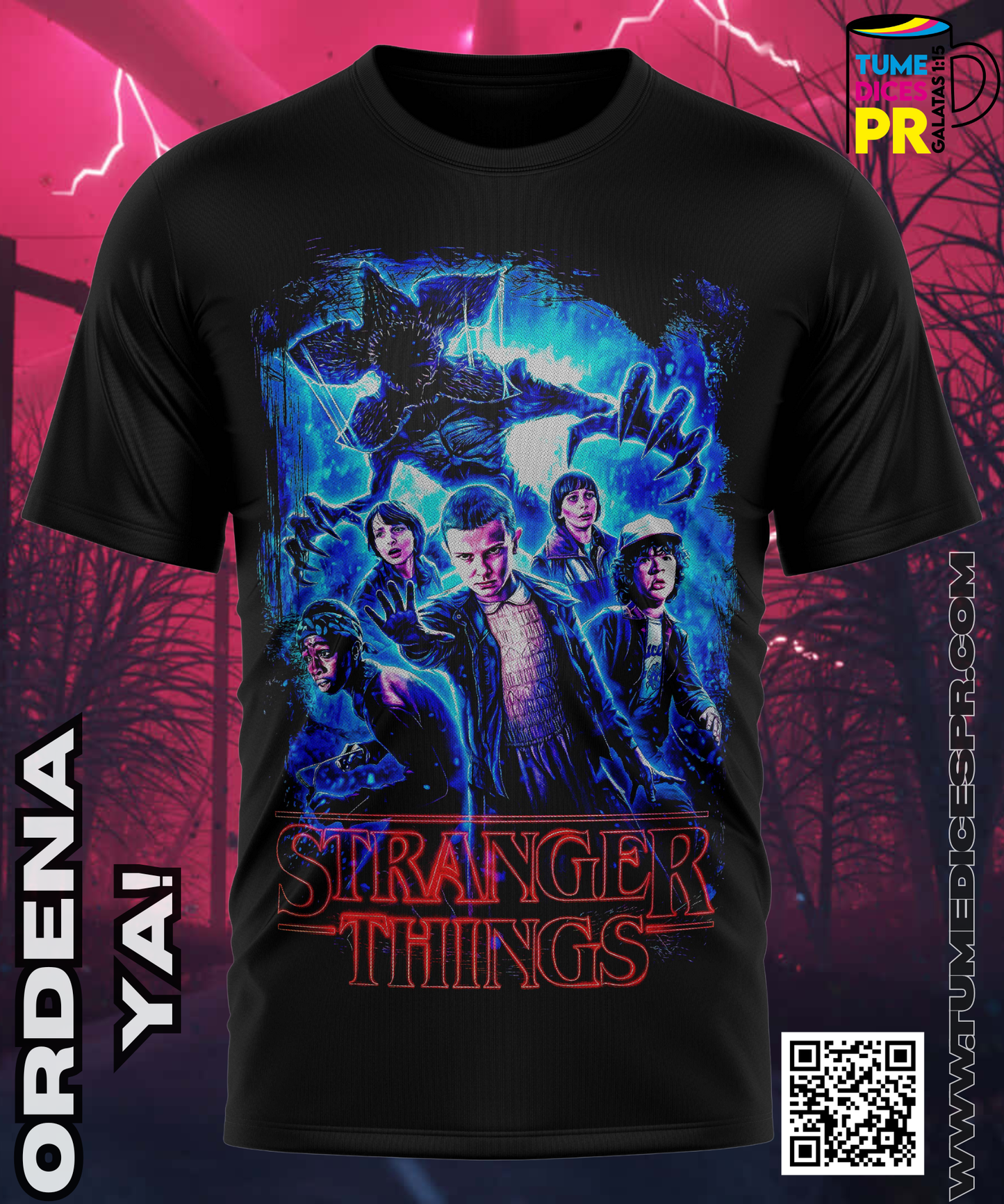 STRANGER THINGS Camisetas