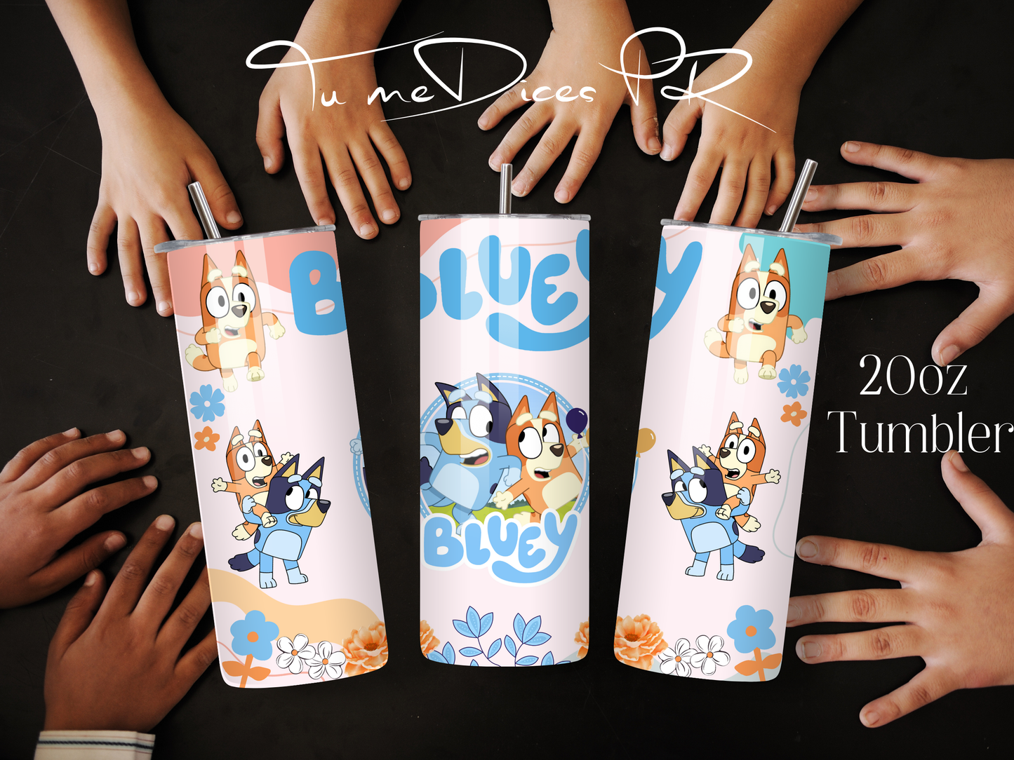 BLUEY Skinny Tumbler