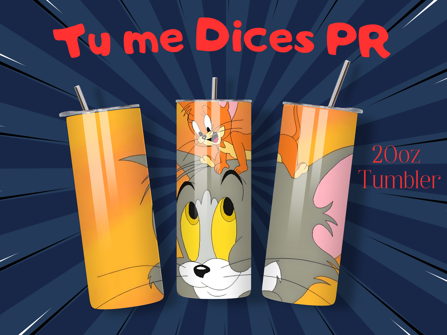 Tom & Jerry Skinny Tumbler