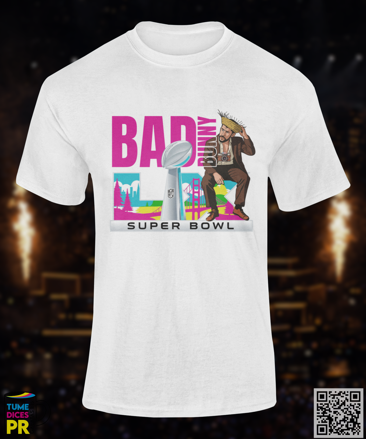 HALFTIME SHOW BAD BUNNY Camisetas