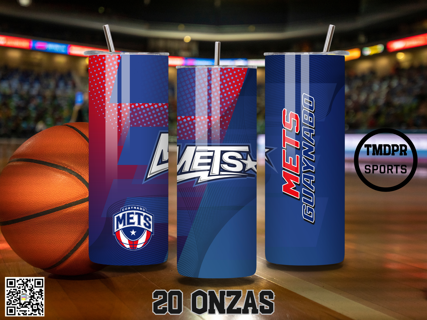 BSN Basketball Skinny Tumbler
