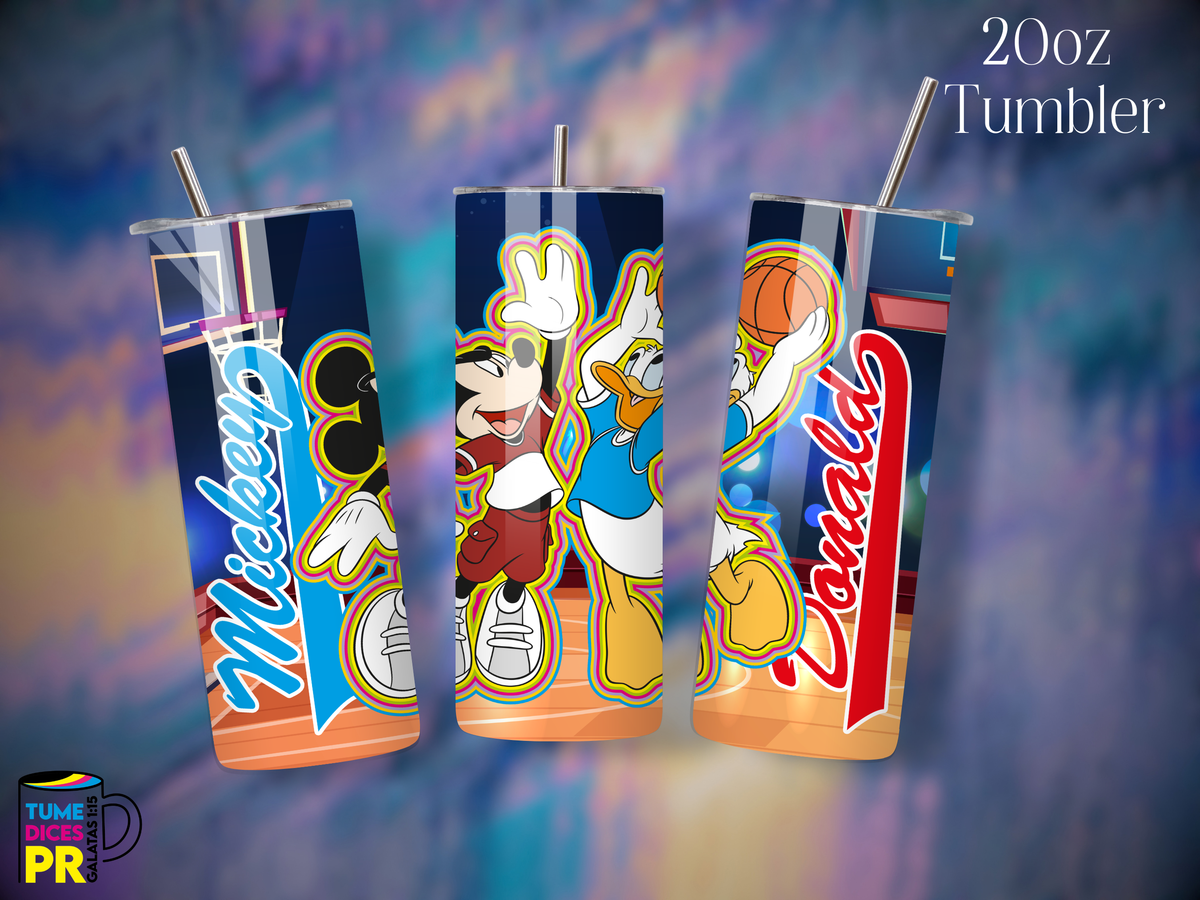 Tumbler Mundo Mágico 1 Skinny 20 oz | Personalizable | Mantiene frío y calor