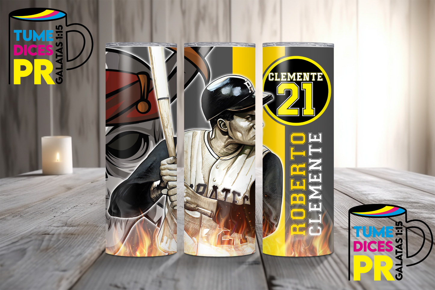 BASEBALL Skinny Tumbler