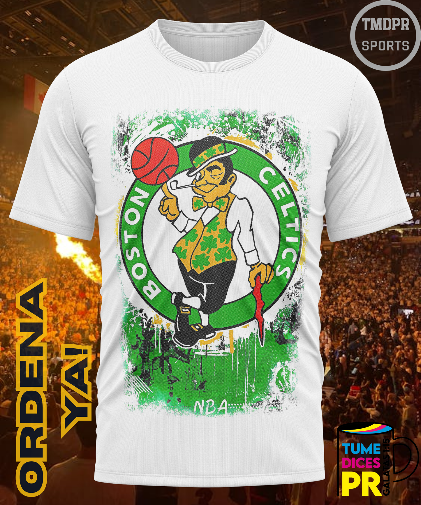 Camiseta semitono NBA BOSTON CELTICS